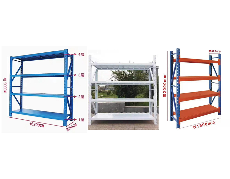 Lichtgewicht boutloze stellingen (≤150 kg/laag)