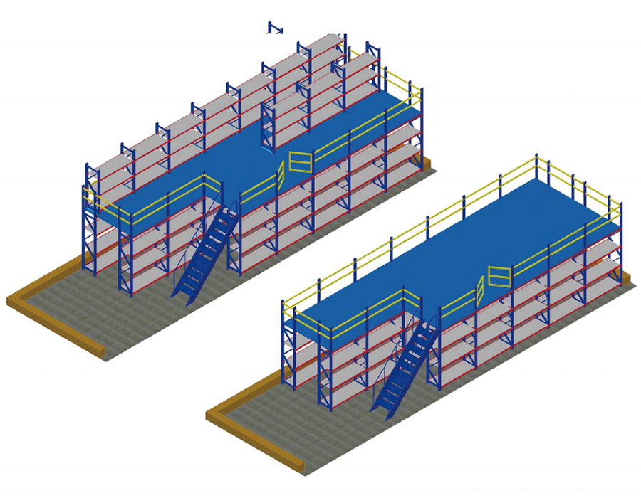 Stalen platform